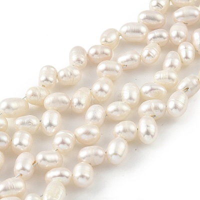 Natural Cultured Freshwater Pearl Beads Strands PEAR-A006-22-1
