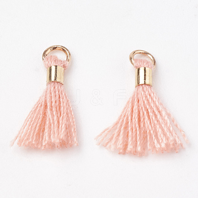 Polycotton(Polyester Cotton) Tassel Pendant Decorations FIND-S275-26G-1