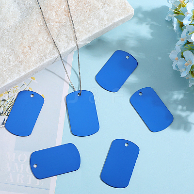 25Pcs Aluminum Pendants FIND-SP0002-46B-1