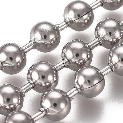Non-Tarnish 304 Stainless Steel Ball Chains CHS-E021-13A-P-1
