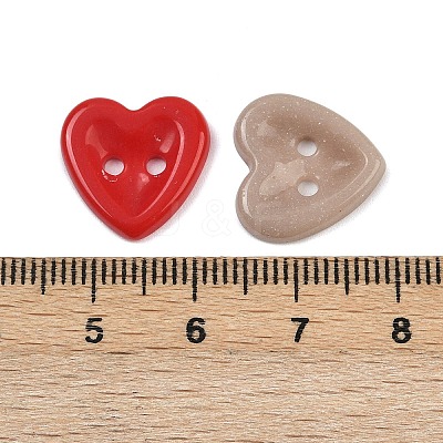 2-Hole Porcelain Buttons PORC-R010-07C-1