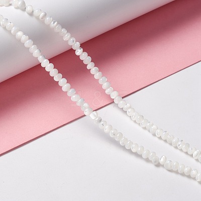 Natural Trochid Shell/Trochus Shell Beads Strands SSHEL-O001-24B-02-1