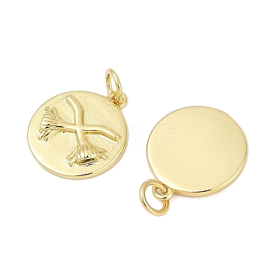 Brass Pendants KK-S527-31G-1
