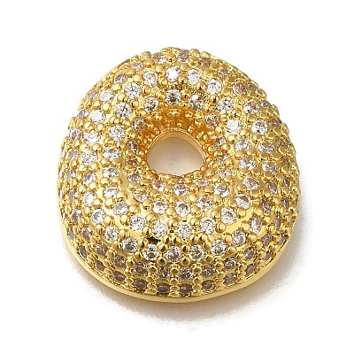 Brass with Cubic Zirconia Pendants KK-Q818-02O-G-1