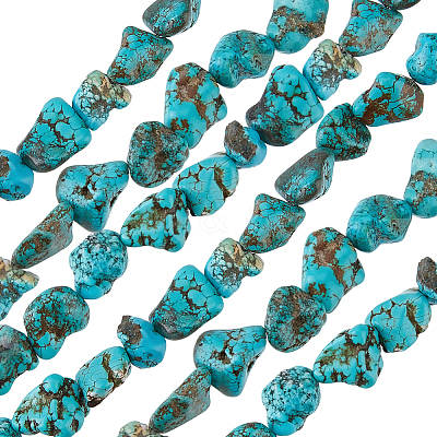 2 Strands Natural Magnesite Beads Strands G-PA0001-53-1