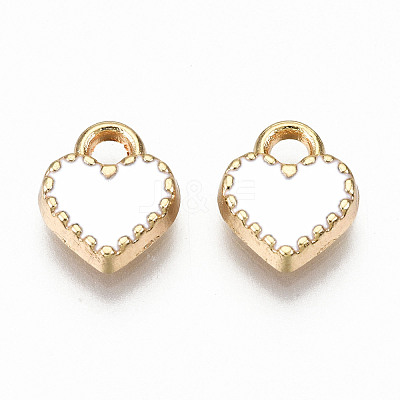 Alloy Enamel Charms X-ENAM-S126-015A-RS-1
