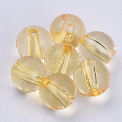 Transparent Acrylic Beads TACR-Q255-8mm-V-1