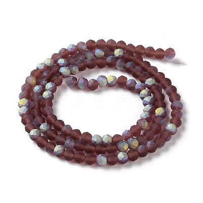Imitation Jade Glass Beads Strands EGLA-A034-T3mm-MB13-1