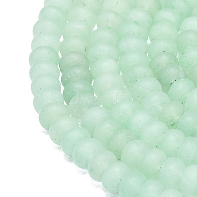 Natural Green Aventurine Beads Strands G-P575-A02-8x5mm-04-1