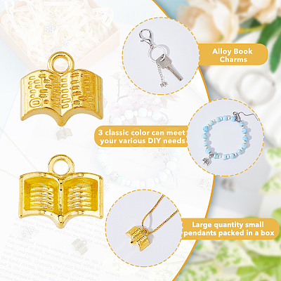 150Pcs 3 Colors Alloy Charms FIND-DC0001-95-1