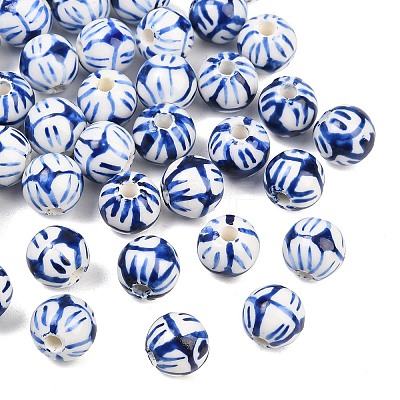 Handmade Porcelain Beads PORC-Q212-10mm-1-1