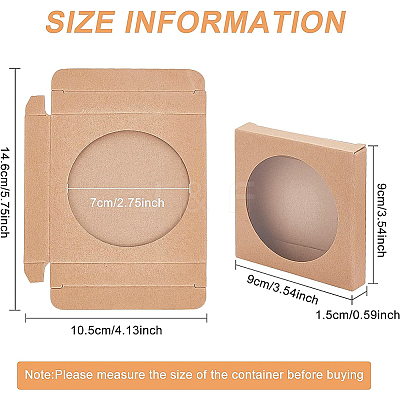 Foldable Creative Kraft Paper Box CON-BC0006-64B-1