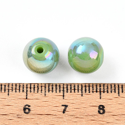Electroplate Pearlized Glass Pearl Beads EGLA-T021-14C-03-1