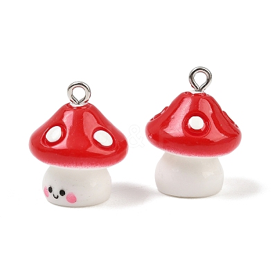 Opaque Resin Pendants RE-CBA0127-05-1