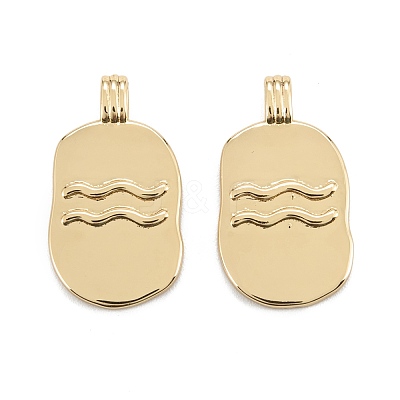 Brass Pendants KK-O140-20G-08-1