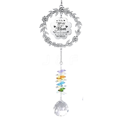 Teardrop Glass Suncatcher for Windows Rainbow Maker PW-WG78F3B-03-1