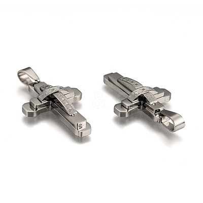 304 Stainless Steel Pendants STAS-I001-M1-1