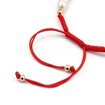 Adjustable Nylon Thread Braided Beads Bracelets BJEW-JB05384-01-1
