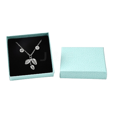 Square Cardboard Necklace Box X1-CBOX-Q038-02C-1