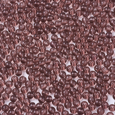 6/0 Transparent Glass Seed Beads SEED-S040-09A-02-1