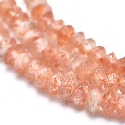 Natural Sunstone Beads Strands G-F686-27-1