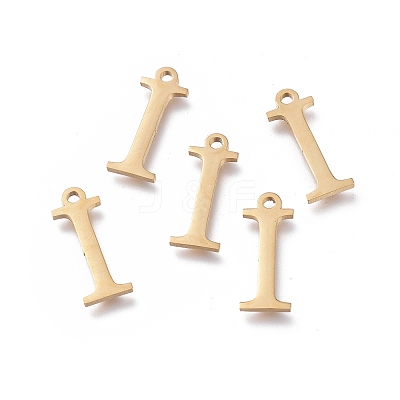 Ion Plating(IP) 304 Stainless Steel Charms STAS-K215-03G-1