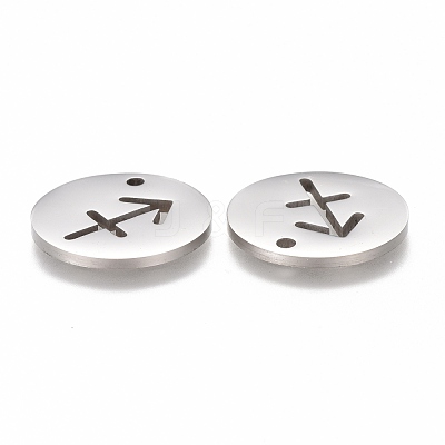 Tarnish Resistant 201 Stainless Steel Pendants STAS-Z001-B-12P-1