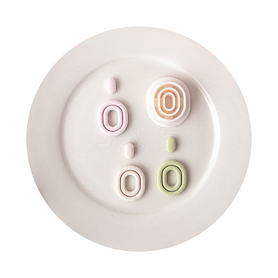 Oval Shape Resin Clay Cutters for Earring Making PW-WG30656-01-1
