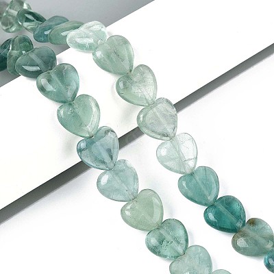 Natural Green Fluorite Beads Strands G-T142-64A-1