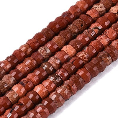 Natural Red Jasper Beads Strands G-Q606-46A-11-1