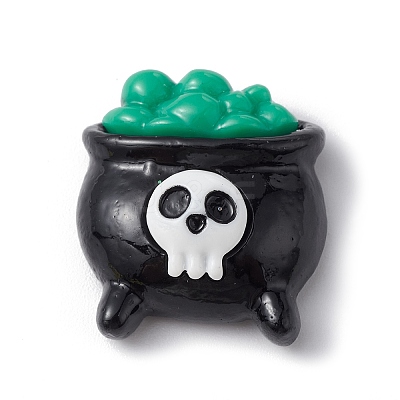 Halloween Opaque Resin Cabochons X-CRES-B010-01A-01-1