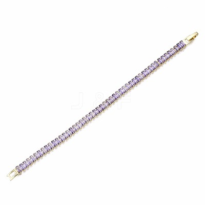Cubic Zirconia Classic Tennis Bracelet ZIRC-S067-073E-NF-1