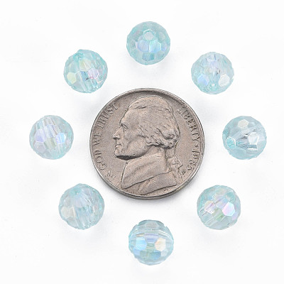 Transparent Acrylic Beads MACR-S373-64-C04-1