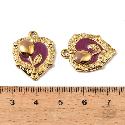 304 Stainless Steel Pendants STAS-I371-23G-01-1