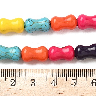 Dyed Synthetic Turquoise Beads Strands G-B147-A01-1