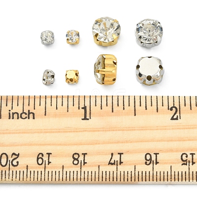 4 Style Sew on Rhinestone KK-FS0001-08-1