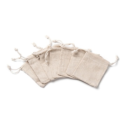 Cotton Packing Pouches Drawstring Bags X-ABAG-R011-8x10-1