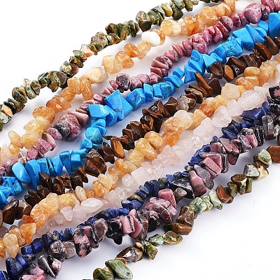 Natural Mixed Gemstone Beads Strands LS-G-K220-01-1