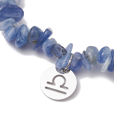 Natural Kyanite Stretch Bracelets BJEW-JB11147-07-1