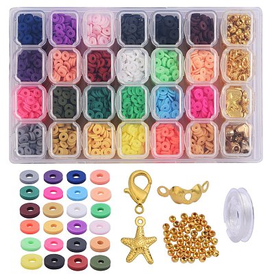 DIY Stretch Bracelets Making Kits DIY-SZ0002-77-1