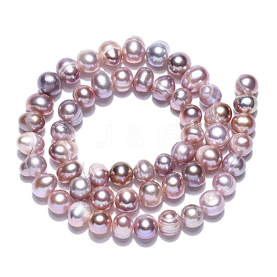 Natural Cultured Freshwater Pearl Beads Strands PEAR-N013-06T-1