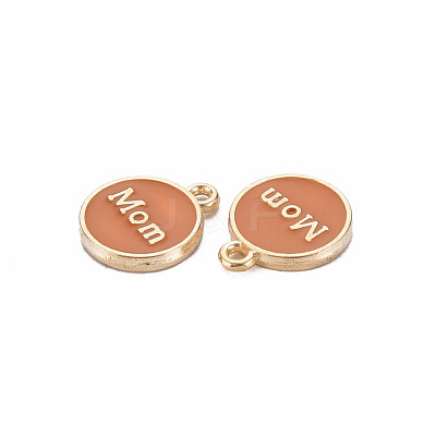 Mother's Day Alloy Enamel Charms ENAM-T016-11F-RS-1