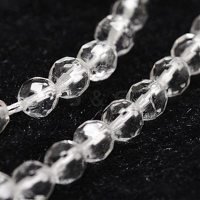 Natural Quartz Crystal Beads Strands G-D840-11-4mm-1