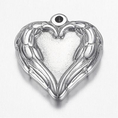 Tarnish Resistant 304 Stainless Steel Pendants STAS-G108-14-1