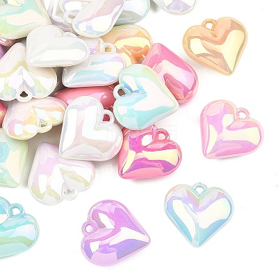 Luminous UV Plating Opaque Acrylic Pendants MACR-K361-48-1