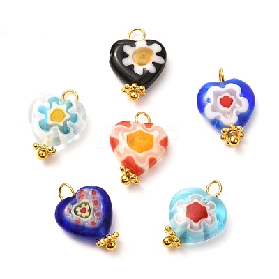 Handmade Lampwork Pendants PALLOY-JF00851-1