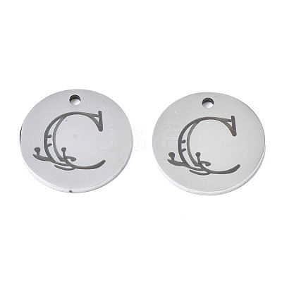 Non-Tarnish 304 Stainless Steel Charms STAS-T059-26P-C-1