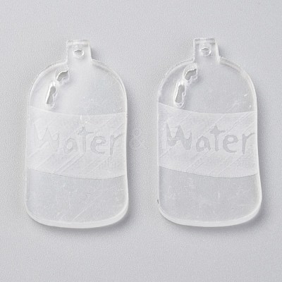 Transparent Acrylic Pendants TACR-O003-02-1