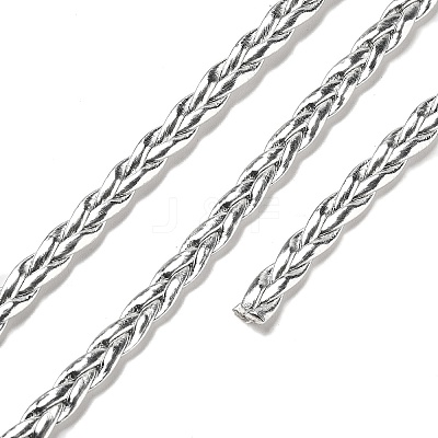3-Ply PU Leather Braided Cord OCOR-Q059-01O-1