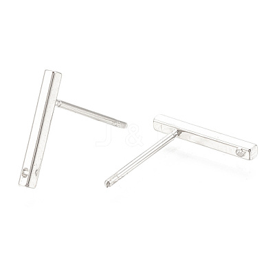 Brass Stud Earring Findings X-KK-S345-252P-1